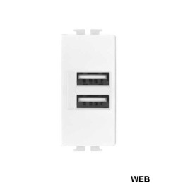 PRESA USB 5V 2A BIANCO...