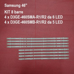 KIT 8 BARRE STRIP LED TV...