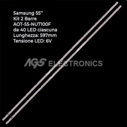 KIT 2 BARRE DA 40 LED PER...