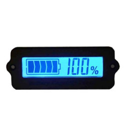 TESTER DISPLAY BATTERIA BLU