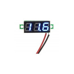MINI VOLTMETRO 2,5-30 V - BLU